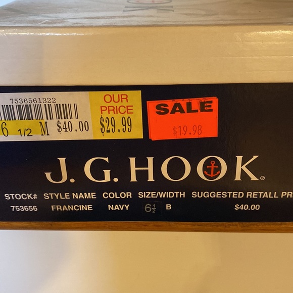 Navy Heeled Sandals - Picture 5 of 6